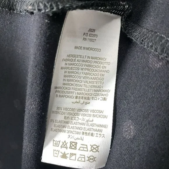 Boden Amelie Jersey Dress Polka Dot Black Pink Sz 10 petite 10P Office casual - Picture 10 of 11